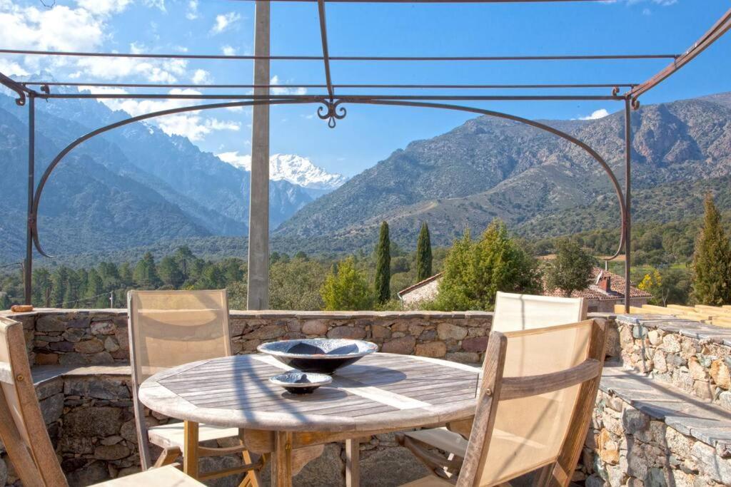 Le Capu Biancu-Location Avec Vue Proche Des Gorges De L Asco Entre Mer Et Montagne Moltifao Luaran gambar