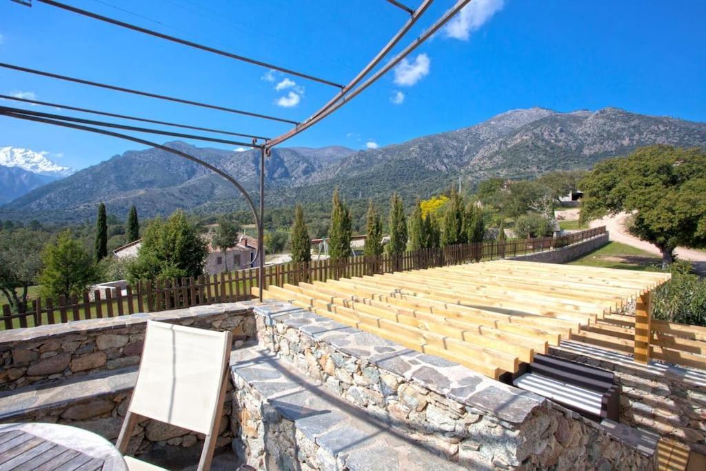 Le Capu Biancu-Location Avec Vue Proche Des Gorges De L Asco Entre Mer Et Montagne Moltifao Luaran gambar